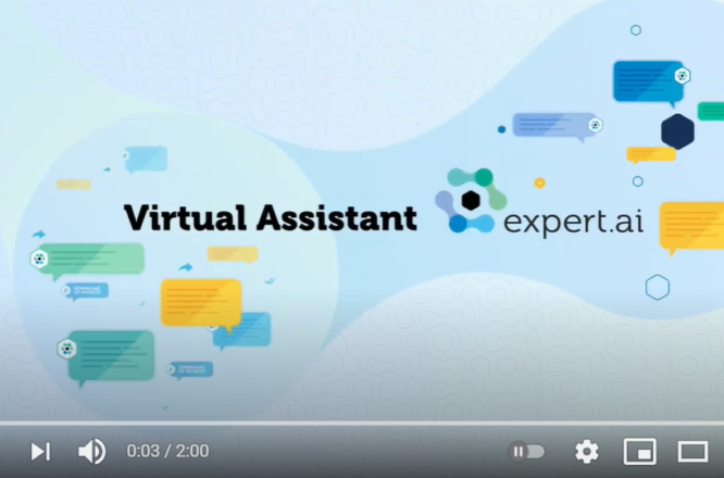 Expert.ai Virtual Assistant